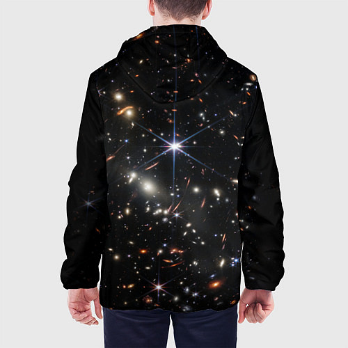 Мужская куртка Новое изображение ранней вселенной от Джеймса Уэбб / 3D-Белый – фото 4