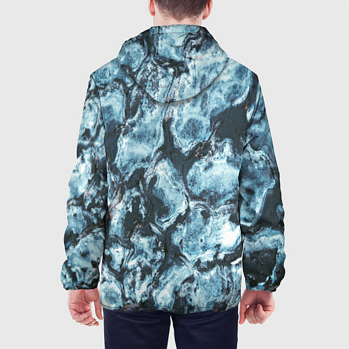 Мужская куртка Холодная ледяная броня - Синий / 3D-Черный – фото 4