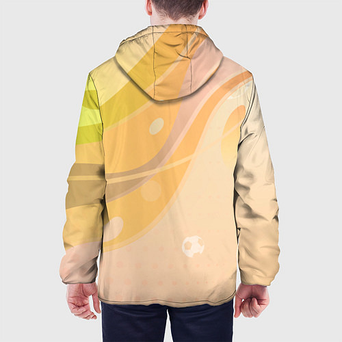 Мужская куртка Monaco желтый абстрактный фон / 3D-Белый – фото 4