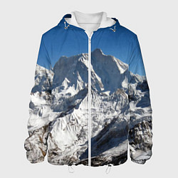 Куртка с капюшоном мужская Канченджанга, Гималаи, 8 586 м, цвет: 3D-белый