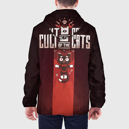 Мужская куртка Dark Cult Of The Cats / 3D-Черный – фото 4