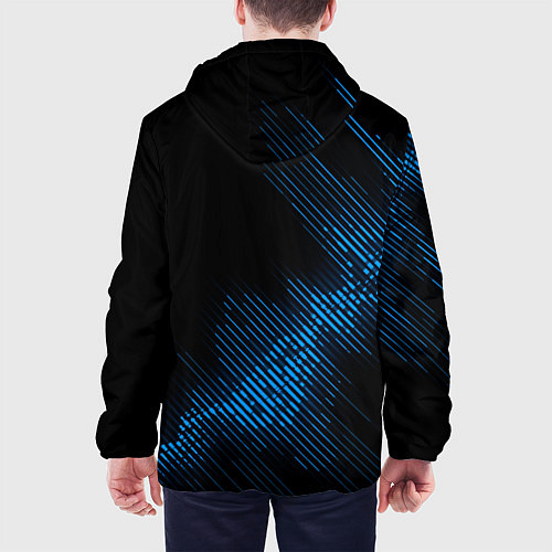 Мужская куртка The Offspring звуковая волна / 3D-Черный – фото 4