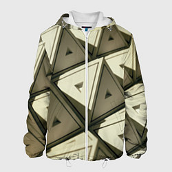 Мужская куртка 3D иллюзия-пирамиды