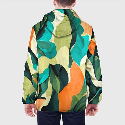 Мужская куртка Multicoloured camouflage / 3D-Черный – фото 4