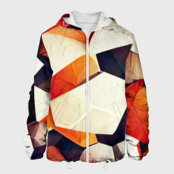 Мужская куртка Объёмная геометрическая абстракция