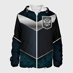 Куртка с капюшоном мужская Silver Russia, цвет: 3D-белый