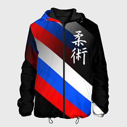 Куртка с капюшоном мужская Джиу-джитсу : Россия, цвет: 3D-черный