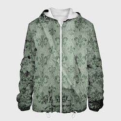 Мужская куртка Старая затёртая мешковина с принтом