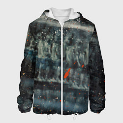 Мужская куртка Абстрактные тени и капли красок