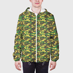 Куртка с капюшоном мужская Камуфляж Дубок ВСР-93 мелкий, цвет: 3D-белый — фото 2