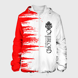 Куртка с капюшоном мужская Overlord - текстура, цвет: 3D-белый