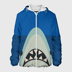 Куртка с капюшоном мужская Монстр Океана, цвет: 3D-белый