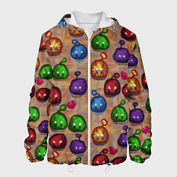 Куртка с капюшоном мужская Много слаймов Стардью, цвет: 3D-белый