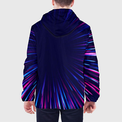 Мужская куртка Volvo neon speed lines / 3D-Черный – фото 4
