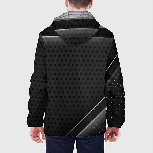 Мужская куртка Audi карбон / 3D-Черный – фото 4