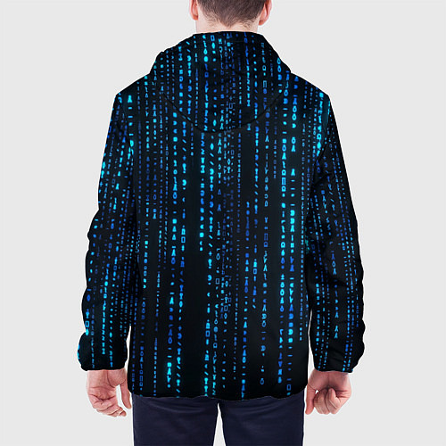 Мужская куртка Программные символы / 3D-Белый – фото 4
