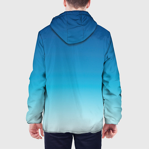 Мужская куртка Начинающаяся ночь / 3D-Белый – фото 4