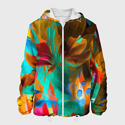 Мужская куртка Растительная абстрактная композиция