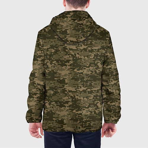 Мужская куртка Камуфляж AOR-1 мелкий / 3D-Белый – фото 4