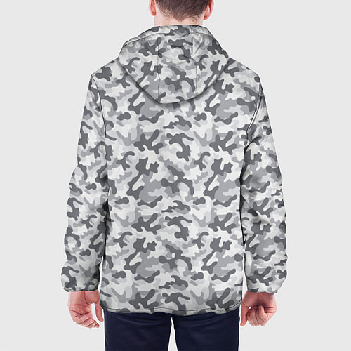 Мужская куртка Камуфляж зимний мелкий / 3D-Белый – фото 4