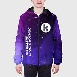 Куртка с капюшоном мужская The Killers просто космос, цвет: 3D-черный — фото 2