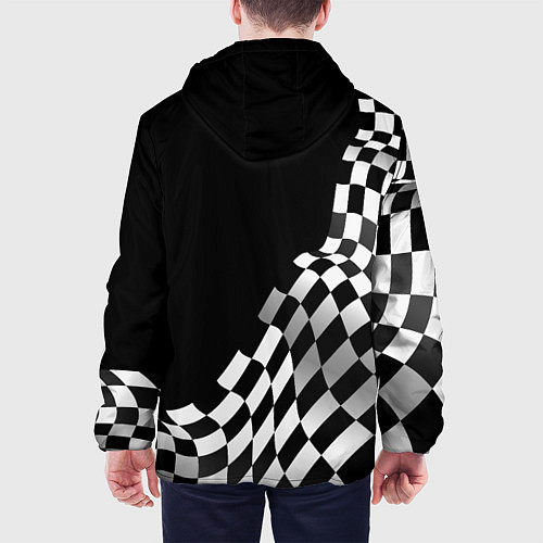 Мужская куртка Lamborghini racing flag / 3D-Черный – фото 4