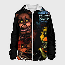 Куртка с капюшоном мужская Five Nights at Freddys, цвет: 3D-белый