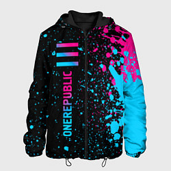 Мужская куртка OneRepublic - neon gradient: по-вертикали