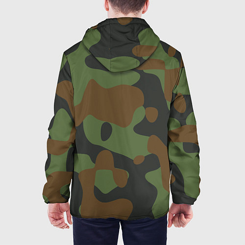 Мужская куртка Камуфляж ВСР-93 крупный / 3D-Черный – фото 4