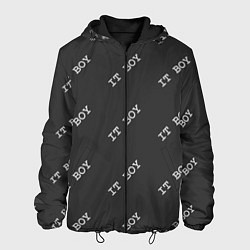 Куртка с капюшоном мужская Программисты - IT BOY, цвет: 3D-черный
