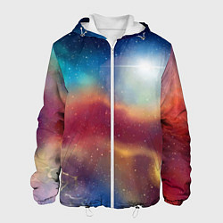 Мужская куртка Многогранное космическое пространство - яркая звез