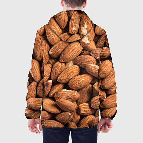 Мужская куртка Миндальные орешки / 3D-Белый – фото 4