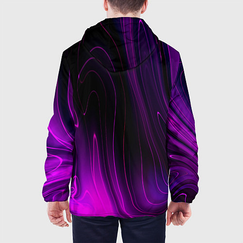 Мужская куртка Maneskin violet plasma / 3D-Черный – фото 4