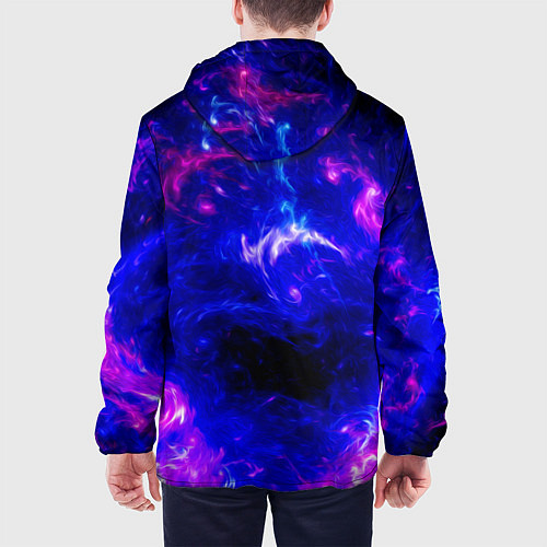 Мужская куртка Волшебный звездный волк / 3D-Белый – фото 4