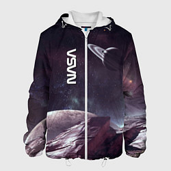 Мужская куртка Космический пейзаж - Saturn - Nasa
