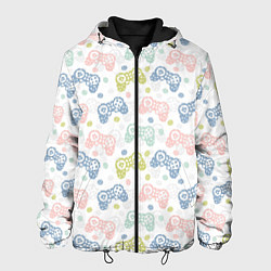 Мужская куртка Геймпад в горошек