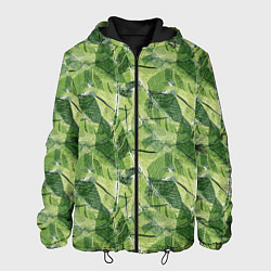 Мужская куртка Милитари листья крупные