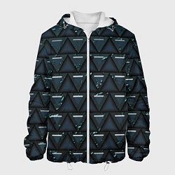 Мужская куртка Тёмно-зелёные треугольники