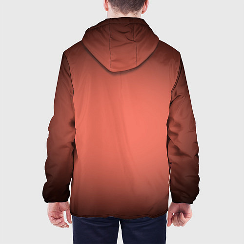 Мужская куртка Коралловый градиент / 3D-Черный – фото 4