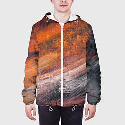 Куртка с капюшоном мужская Пустынный ветер, цвет: 3D-белый — фото 2