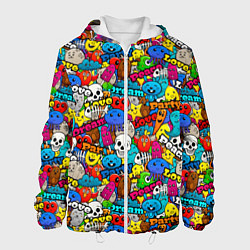 Куртка с капюшоном мужская Dream party, цвет: 3D-белый