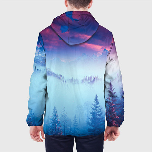 Мужская куртка Horizon landscape / 3D-Белый – фото 4