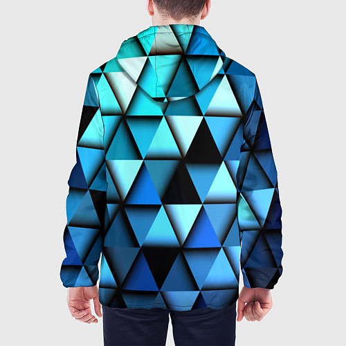 Мужская куртка Blue triangle / 3D-Белый – фото 4