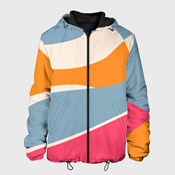 Мужская куртка Разноцветная абстракция в стиле модерн