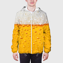 Куртка с капюшоном мужская Пенное, цвет: 3D-белый — фото 2