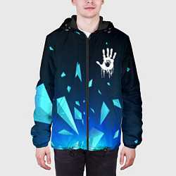 Куртка с капюшоном мужская Death Stranding взрыв частиц, цвет: 3D-черный — фото 2