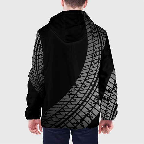 Мужская куртка Volvo tire tracks / 3D-Черный – фото 4