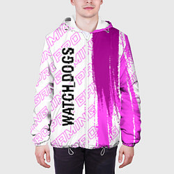 Куртка с капюшоном мужская Watch Dogs pro gaming: по-вертикали, цвет: 3D-белый — фото 2