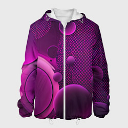 Мужская куртка Фиолетовые шары