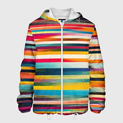 Мужская куртка Разноцветные горизонтальные полосы